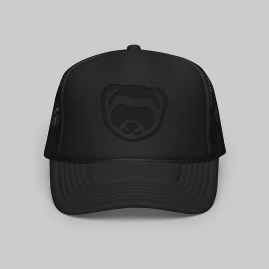 THE OG BFC FERRET™ TRUCKER — BLACK ON BLACK