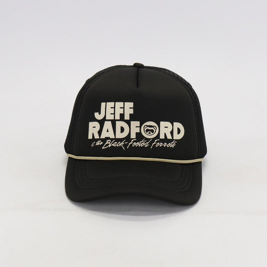 THE JR & THE BLACK-FOOTED FERRETS™ SNAPBACK — TAN & BLACK